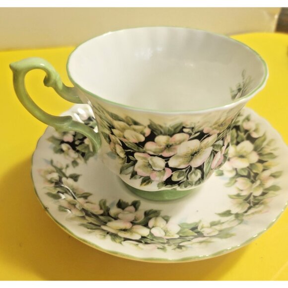 Vintage Royal Albert Tea Cup and Saucer Set, Fragrance Series, Orange Blossom - Picture 5 of 12